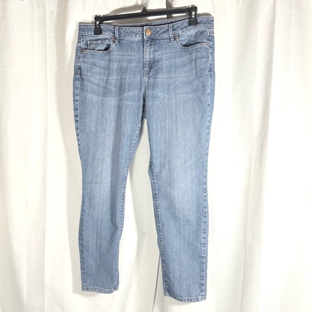 Loft Outlet Curvy Skinny Blue Women's‎ Jeans size 14P